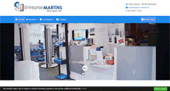 Desktop Screenshot of entreprise-martins.com